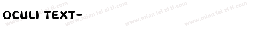 Oculi Text字体转换